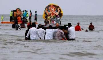 Mumbaikars bid adieu to Lord Ganesh; over 400 idols immersed in city so far on 10th day of festival