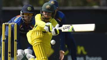 Rachael Haynes of Australia bats during game one of the Women's One Day International series between Australia and India at Great Barrier Reef Arena on September 21, 2021 in Mackay, Australia. 