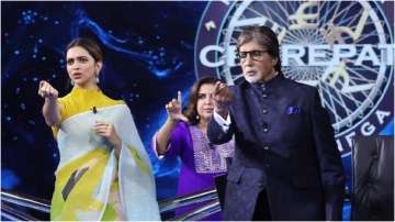 Deepika Padukone, Farah Khan, Amitabh Bachchan on KBC 13