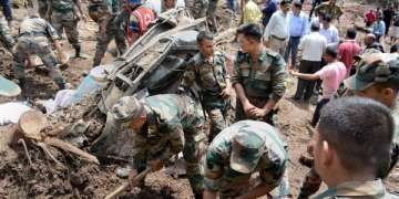 army rescues villagers
