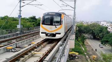 The 1.6 km corridor in the Zero Mile Freedom Park station and 20-floor tall commercial tower is part of the upcoming 19 km long north-south metro rail that will be ready by the year-end. (Representational image, Nagpur Metro)