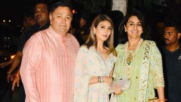 Neetu Kapoor, Riddhima Kapoor, Rishi Kapoor