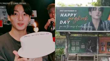 BTS' Jungkook celebrates birthday by composing songs for ARMY, Indian fans put up posters in Mumbai
