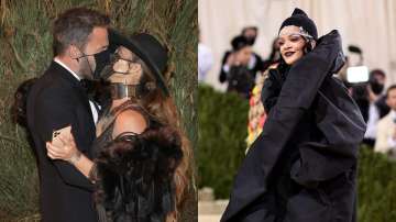 Met Gala 2021 Highlights: JLo-Ben Affleck kiss at red carpet, Rihanna stuns in structural overcoat