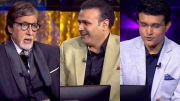 KBC 13: Big B reveals to Sourav Ganguly how he sang National Anthem before India-Pak WC match