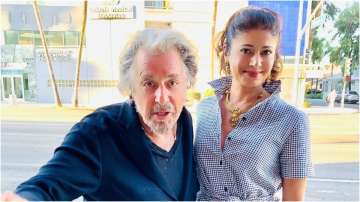 al Pacino with Pooja Batra