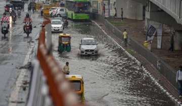 Heavy rain causes waterlogging in several areas across Delhi-NCR; IMD issues orange alert
