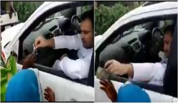 Tejashwi Yadav caught on cam distributing money ahead of Panchayat polls, JD-U leader tweets video