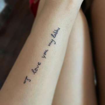 Buy Handwriting Tattoos Online In India  Etsy India