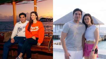 Arbaaz Khan shares loved up pictures with girlfriend Giorgia Andriani from their Maldives vacation 