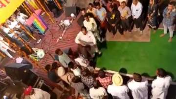 Watch: Punjab Congress MLA thrashes youth who asks, "what work have you gone?" 
