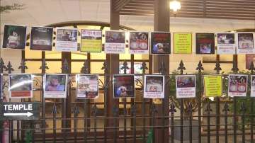 Kolkata, kolkata ISKCON, ISKCON, posters, Bangladesh communal violence, latest news updates, hindu t