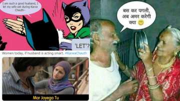 Karwa Chauth 2021: Netizens celebrate festival with memes and funny jokes