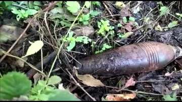 Indian Army, indian army destroys, unexploded mortar shell, mortar shell recovered, Jammu and kashmi