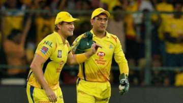 MS Dhoni and Shane Watson