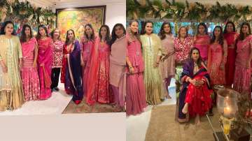 Mira Rajput, Padmini Kolhapure and others celebrate Karwa Chauth