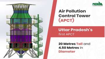 Uttar Pradesh, first air pollution control tower, DND, Noida, latest national news updates, air poll