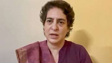 Sitapur: Congress General Secretary Priyanka Gandhi Vadra, who has been detained in Uttar Pradeshs Sitapur while on her way to visit violence-hit Lakhimpur district, speaks to the media virtually. 