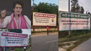 'Fake sympathy' posters targeting Priyanka Gandhi over 1984 anti-Sikh riots surface ahead of Lakhimpur visit