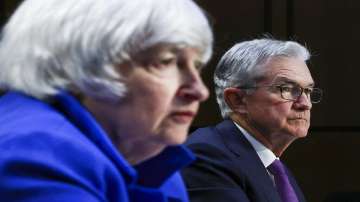 Treasury Secretary Janet Yellen, left, and Federal Reserve Chairman Jerome Powell, appear before a Senate Banking, Housing and Urban Affairs Committee hearing on the CARES Act on Capitol Hill.