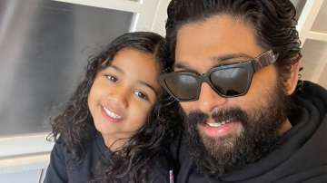 Allu Arjun celebrates daughter Arya's birthday at Burj Khalifa