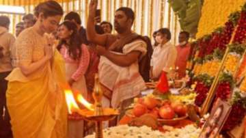 Filming of Chiranjeevi's 'Bholaa Shankar' begins with traditional 'pooja,' Tamannaah Bhatia shares p