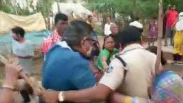 CBI team attacked by locals in a village in Dhenkanal district, Odisha.