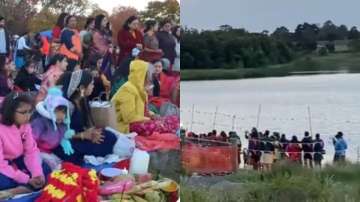 Chhath puja celebrations in Australia and the US 