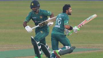 File Photo of Fakhar Zaman and Mohammad Rizwan