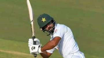 Abdullah Shafique playing a shot during the ongoing first Test against Bangladesh. 