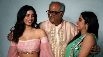 Khushi, Boney and Janhvi Kapoor