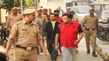 Ashish Mishra and other accused in the Lakhimpur Kheri violence case, being produced in a court