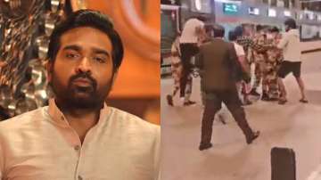 Vijay Sethupathi & team attacked by man at Bengaluru airport, video goes viral; WATCH