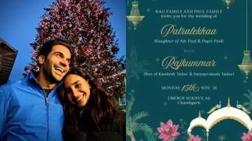 Rajkummar Rao, fiancé Patralekhaa's wedding card gets leaked ahead of wedding