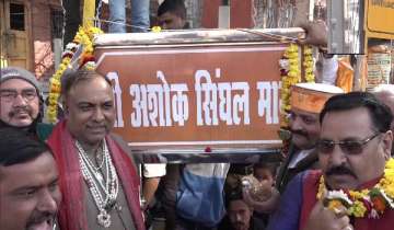 Agra's 'Ghatiya Azam Khan Road' renamed after former VHP leader Ashok Singhal