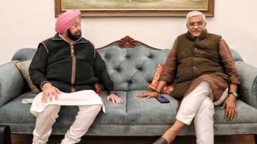 Amarinder Singh meets BJP's Punjab in-charge Gajendra Shekhawat in Delhi 