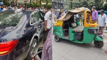 Bengaluru: 1 killed, seven injured as speeding Benz car crashed into a number of vehicles