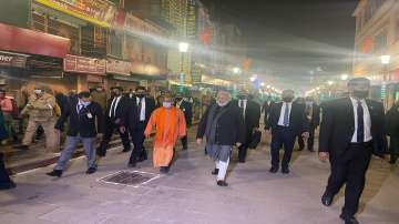 PM Modi makes midnight inspection of development works in Varanasi to avoid day time inconvenience to public?
