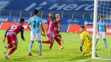 File image of match between Mumbai FC and Jamshedpur FC