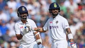 File photo of Ajinkya Rahane (left) with Virat Kohli.