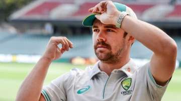 Australian cricket player Travis Head speaks to media at Adelaide Oval on Tuesday ahead of the secon