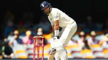 England captain Joe Root taking stance for batting during 1st Test of the Ashes series