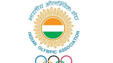 File photo of Indian Olympic Association logo