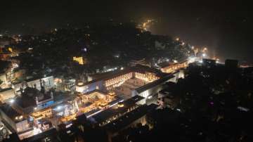 Union Home Minister Amit Shah shares a breathtaking view of Kashi Vishwanath Corridor.