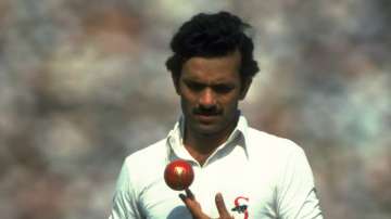 Madan Lal prepares to bowl during the fourth Test match against England at the Eden Gardens. (GETTY 