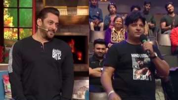 Salman Khan stops fan for speaking against Shah Rukh Khan; says, 'Woh bhai ka bhai hai'