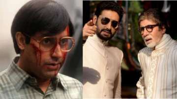 Amitabh Bachchan, Abhishek Bachchan, Bob Biswas