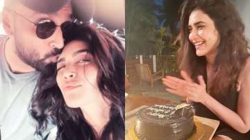 Karishma Tanna gets a kiss from fiance Varun; thanks him in birthday post | PICS