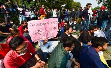 doctors protest in Delhi