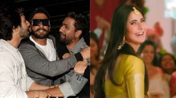 Katrina Kaif smiles shyly as Varun, Ranveer ask Vicky Kaushal 'How's the Josh' | Video goes viral